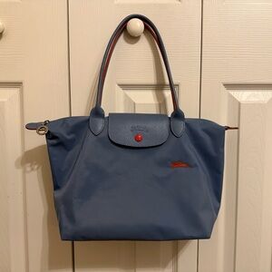 Longchamp Le pliage club bag blue haze